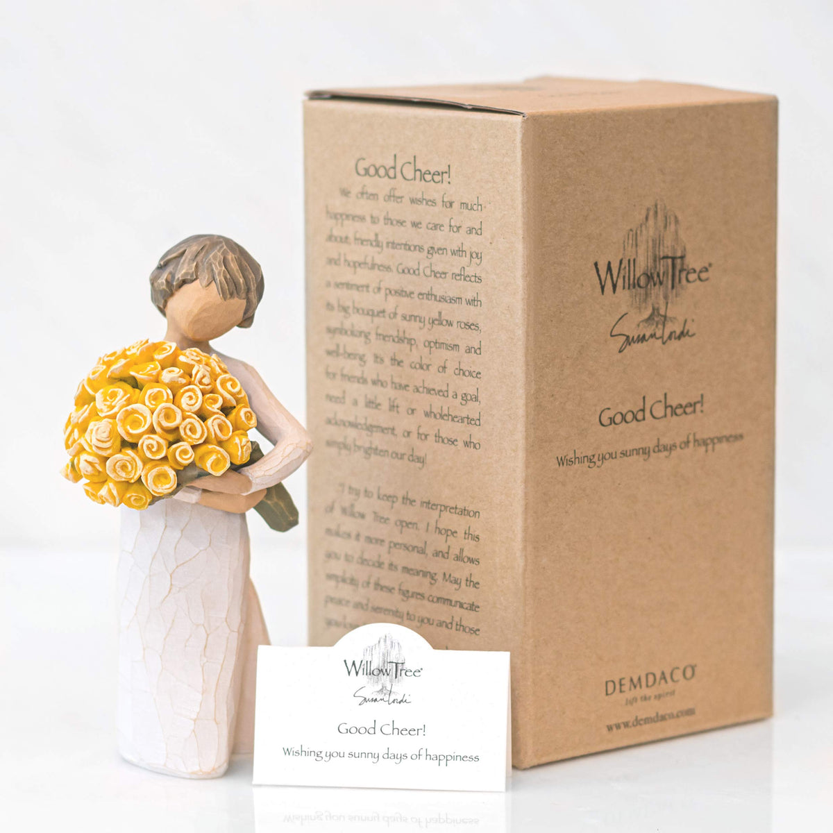 Willow Tree Good Cheer showcases Susan Lordi’s hand-carved artistry in resin.
