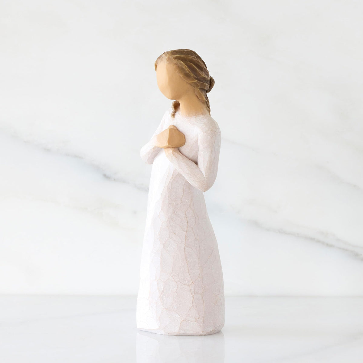 Willow Tree Here for You enclosure card with sentiment reinforces care during difficult times.