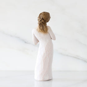 Willow Tree Here for You hand-painted resin figure offers a quiet reminder of support.