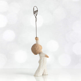 Willow Tree Hope figure hand-painted details highlight soft textures.