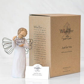 Willow Tree Just for You Angel ready to display on mantel.