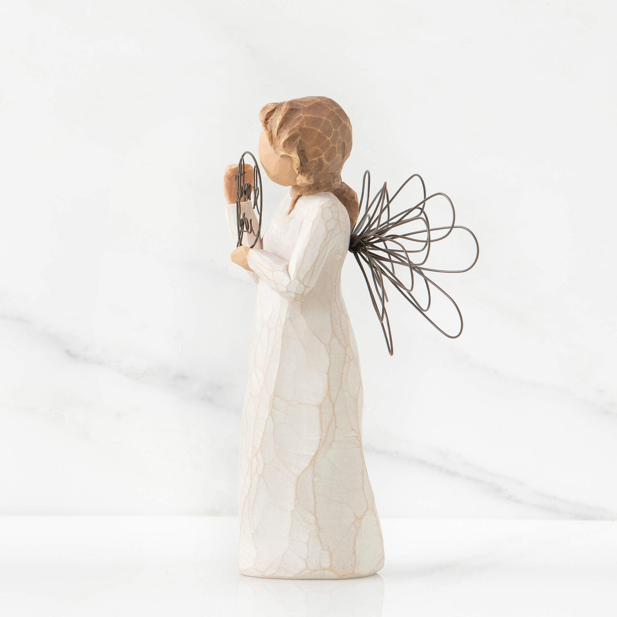 Willow Tree Just for You Angel hand-painted resin figure for display.