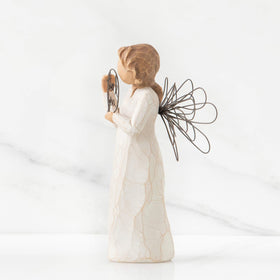 Willow Tree Just for You Angel hand-painted resin figure for display.