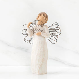 Willow Tree Just for You Angel with decorative wire wings adds elegant décor.