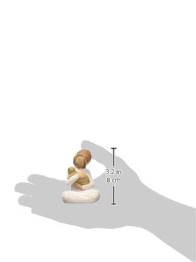 Willow Tree Kindness figurine portraying a warm moment between girl and cat.