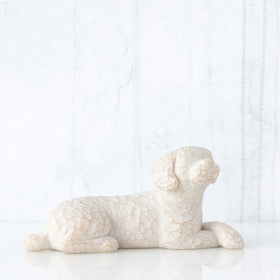 Willow Tree Love My Dog hand-painted resin figure, ideal gift for new pet owners.