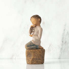 Willow Tree Love You Too figure, cream shirt and jeans, ideal gift for parents or grandparents.