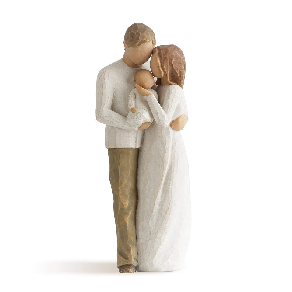 Willow Tree Our Gift: the couple holding a baby figurine, ideal for family milestones