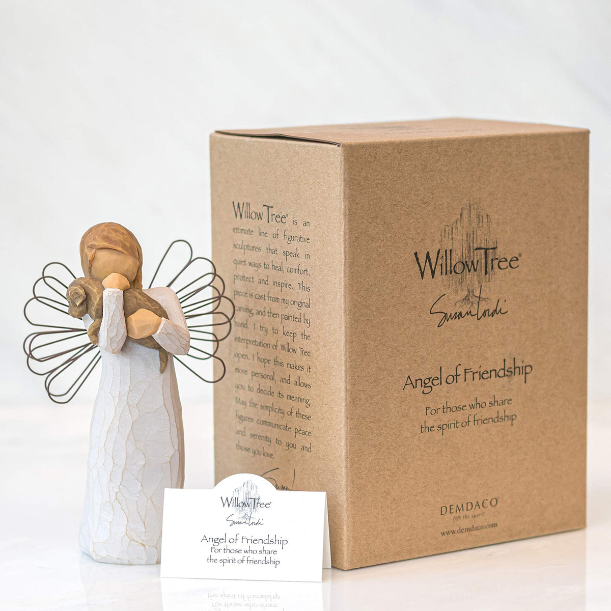 Willow Tree pet-loving gift angel for dog lovers and friends.