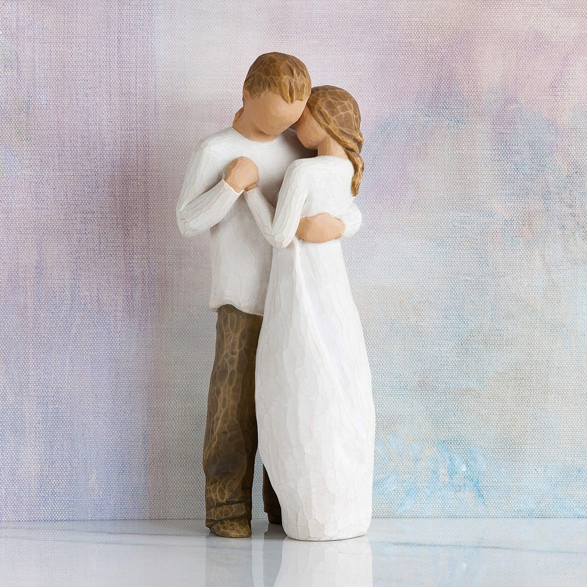Willow Tree Promise enclosure card sentiment adds meaningful gift messaging.