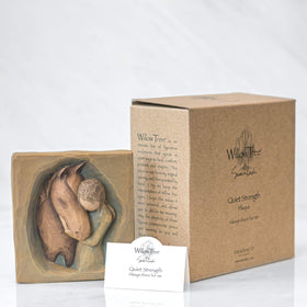 Gift-ready Willow Tree packaging for a keepsake wall décor piece.
