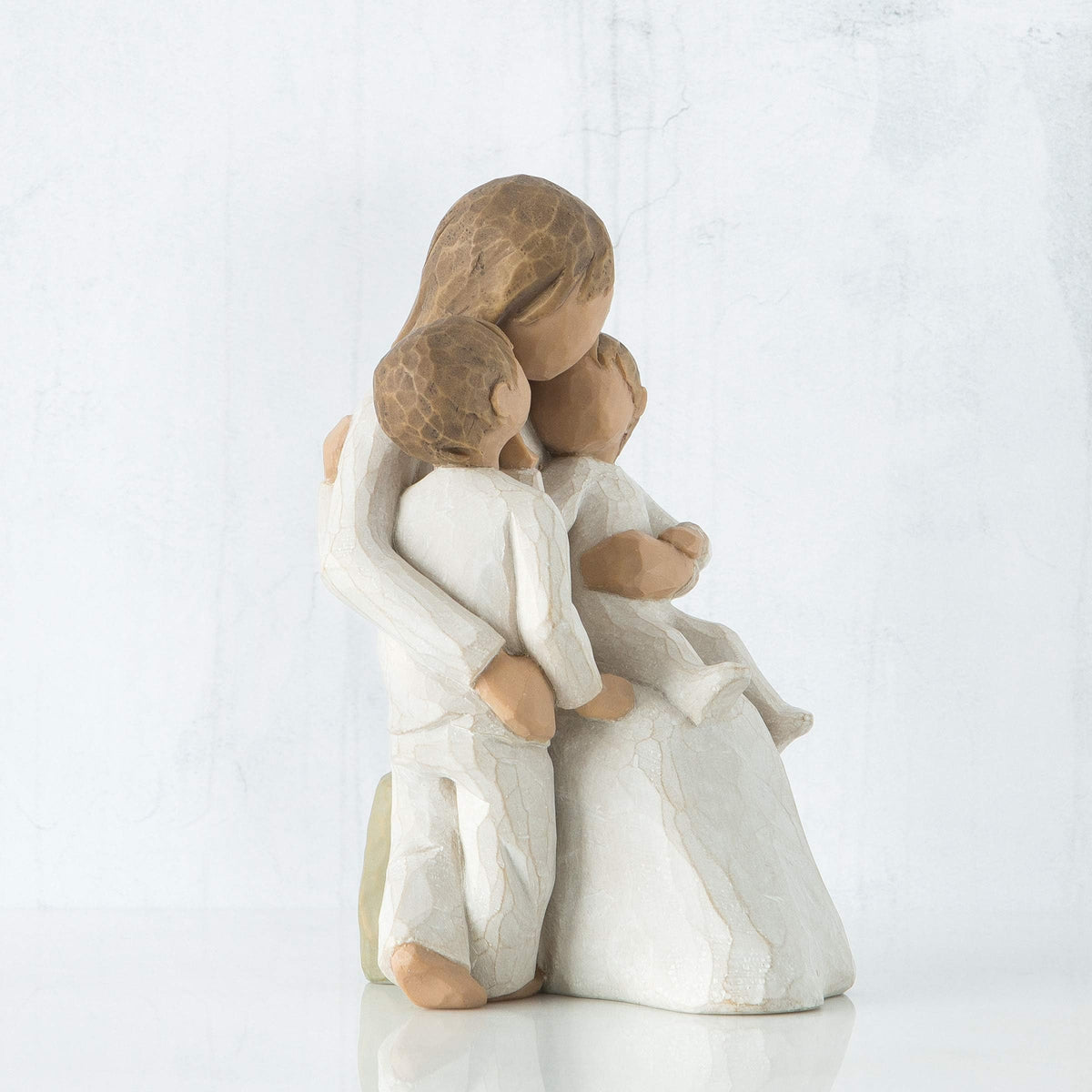 Enclosure card included with sentiment about love encircling quietly.