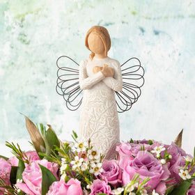 Willow Tree enclosure card with memory sentiment