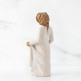 Willow Tree Simple Joys features hand-carved style details for display appeal.