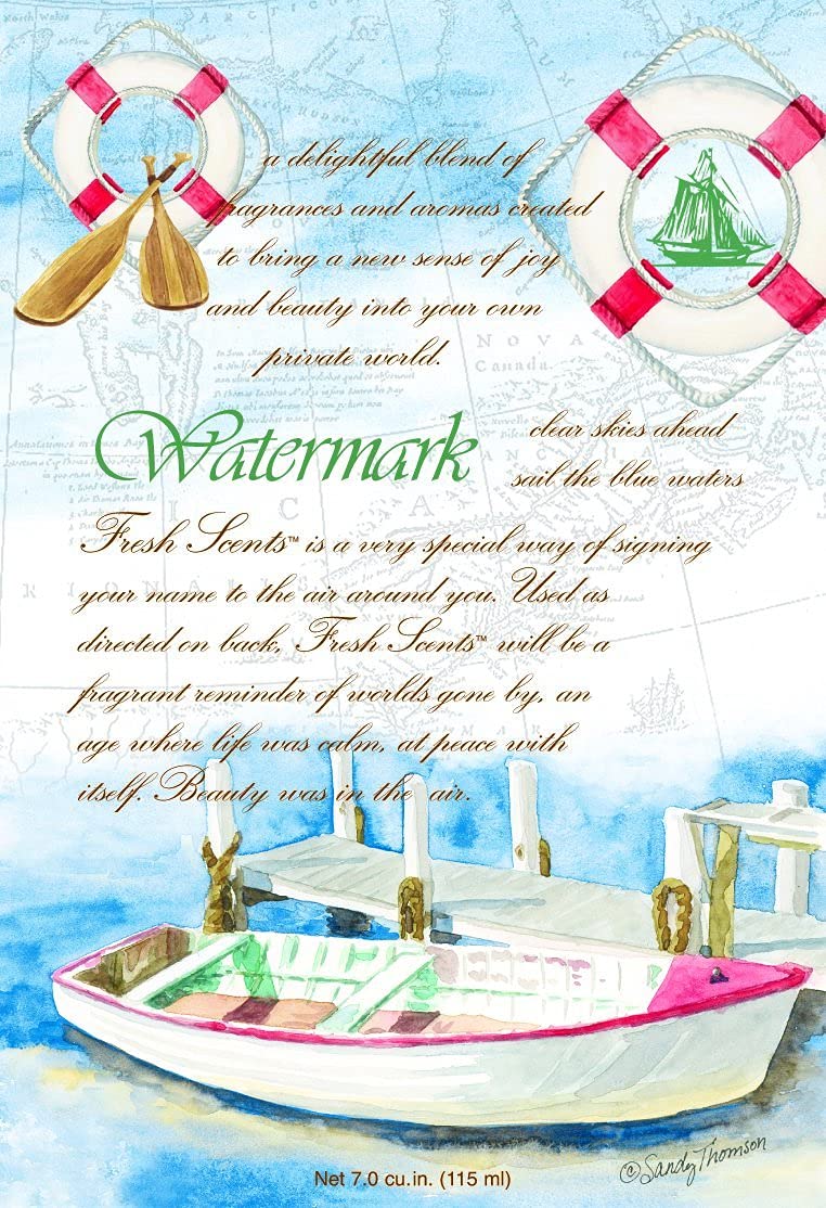 WillowBrook Watermark scented sachet with lime citrus for a fresh car and home aroma.