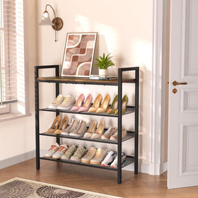 WIN4ALL sturdy-frame shoe rack highlights durable construction for daily use.