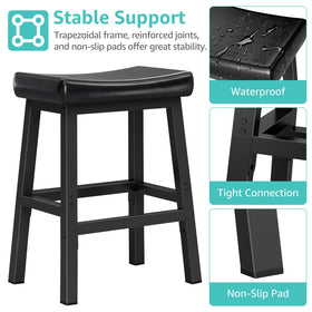 WINAZ stools feature non-slip pads to protect floors.