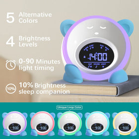 Windflyer OK to Wake with night light provides soft bedtime glow.