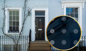 WINDOWALERT static-cling sheets are easy to apply on exterior glass.