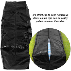 Windyun jumbo tote with reinforced handles ready for a dorm move.