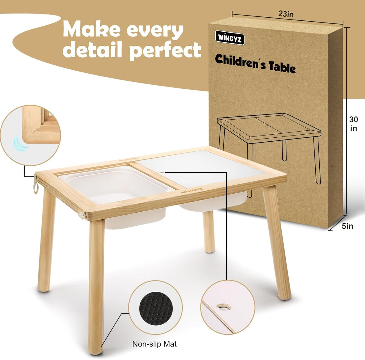 Wingyz setup guide showing easy assembly for busy households.