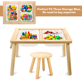 WINGYZ Sensory Table safety design features rounded edges for happier play.