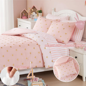 Wink Deer Twin comforter measures 66x86 inches for a snug twin bed