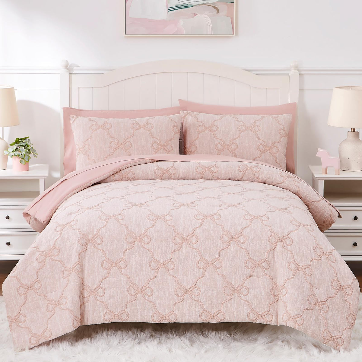 Wink Deer Pink Diamond comforter full size with plush filling for cozy nights