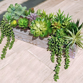 Winlyn faux yucca pick adds tropical texture to wreaths and centerpieces