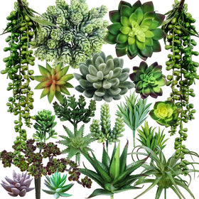 Winlyn artificial string of pearls succulent for low-maintenance decor and terrarium accents