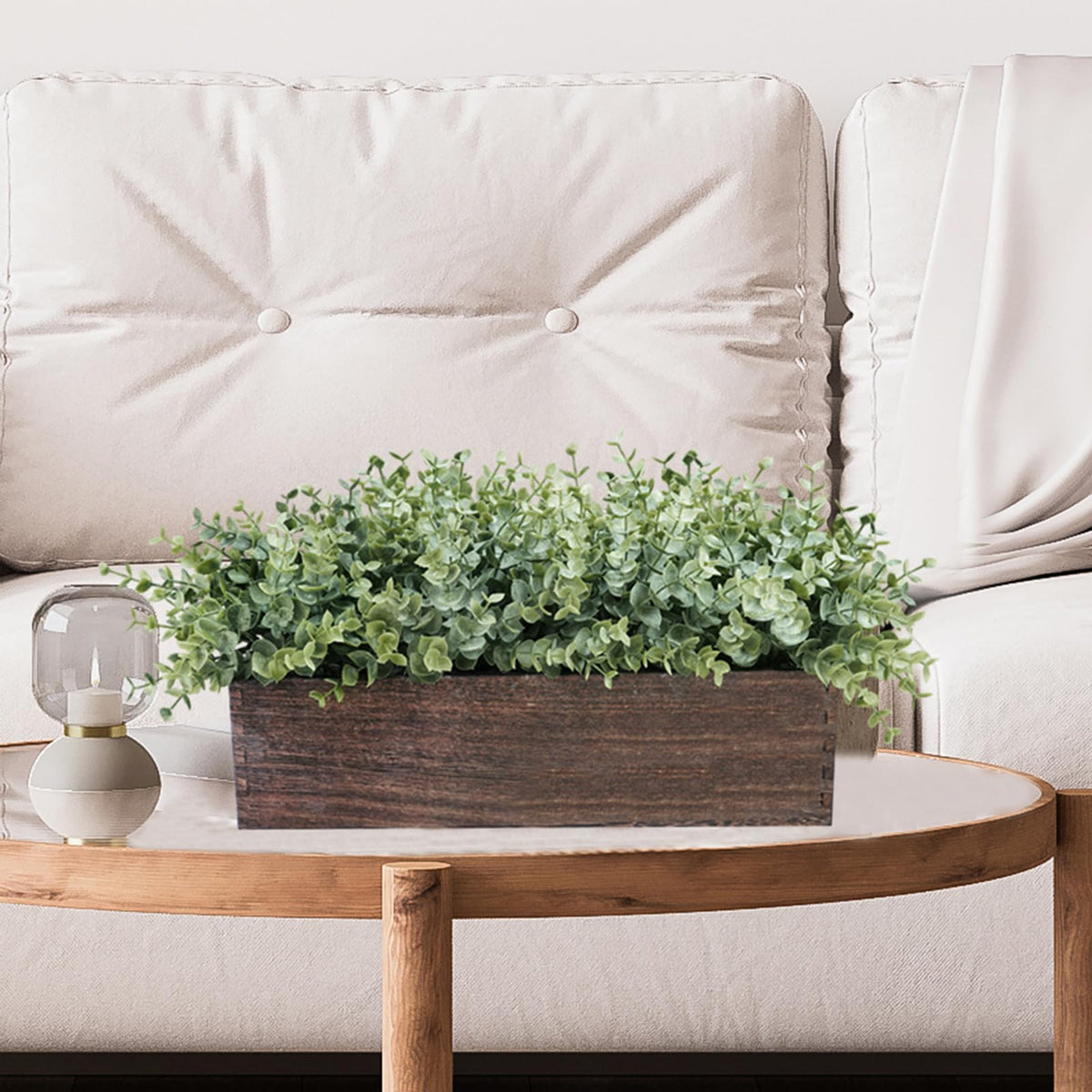 Winlyn dining table centerpiece transforms meals with greenery.