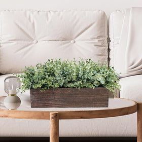 Winlyn dining table centerpiece transforms meals with greenery.