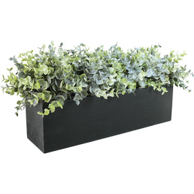 Winlyn eucalyptus centerpiece ideal for dining tables, mantels, and desks.