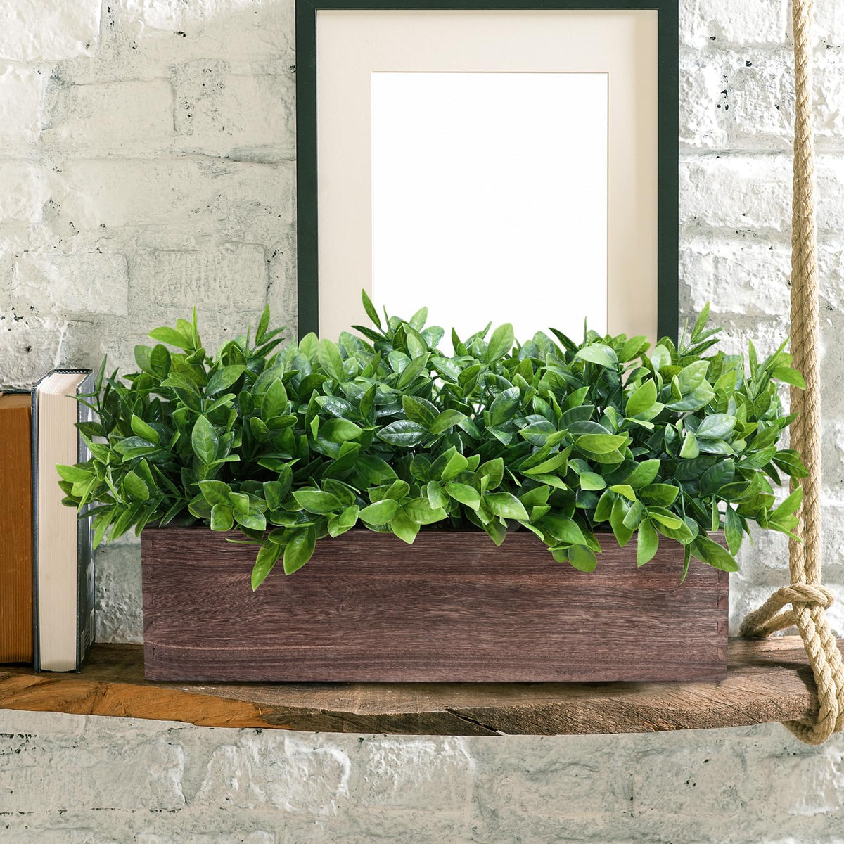Winlyn centerpiece on dining table creates inviting focal point.