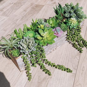 Winlyn Flocked Sedum Hops Stem adds textured color to arrangements.