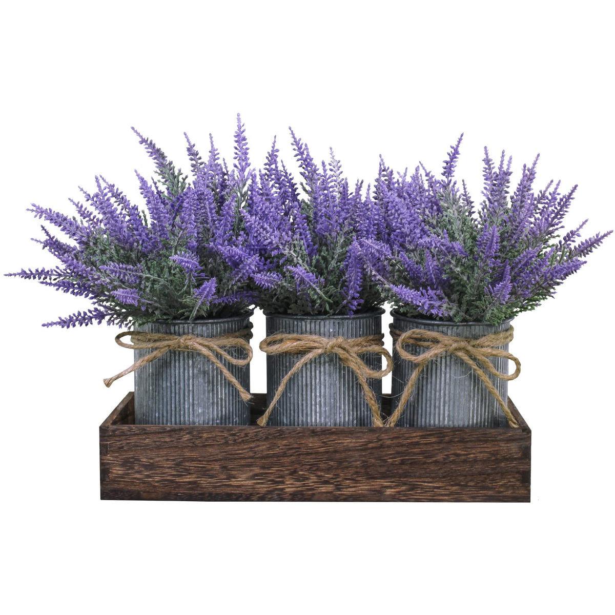 Winlyn rustic galvanized pots closeup showcases textured metal and Provence charm.