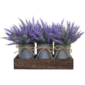 Winlyn rustic galvanized pots closeup showcases textured metal and Provence charm.