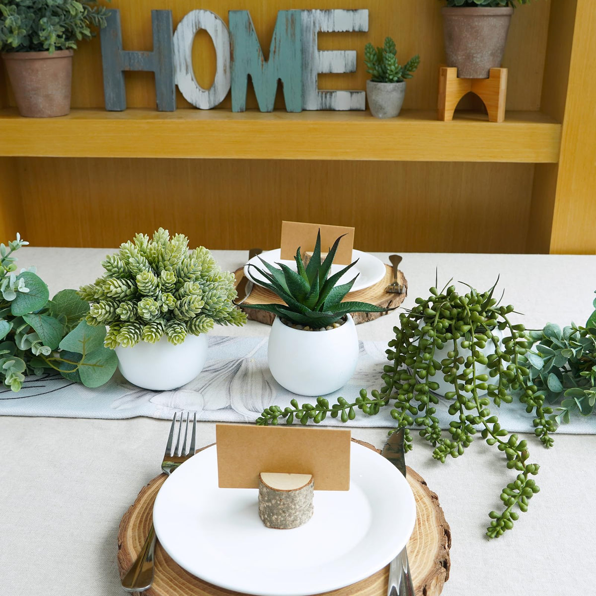Winlyn trio on a tiered tray creates a charming centerpiece