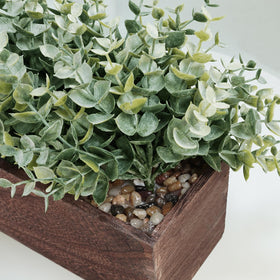 Winlyn two-tone green eucalyptus foliage adds natural color to any room.