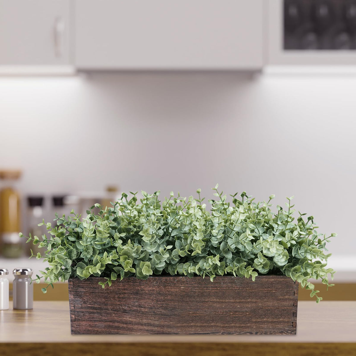 Winlyn window sill decor highlights year-round farmhouse charm.