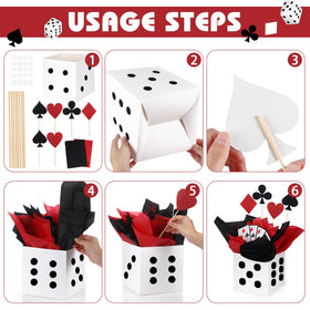 WinnerWhy casino cutouts with spades, hearts, rhombus, clubs boost casino theme