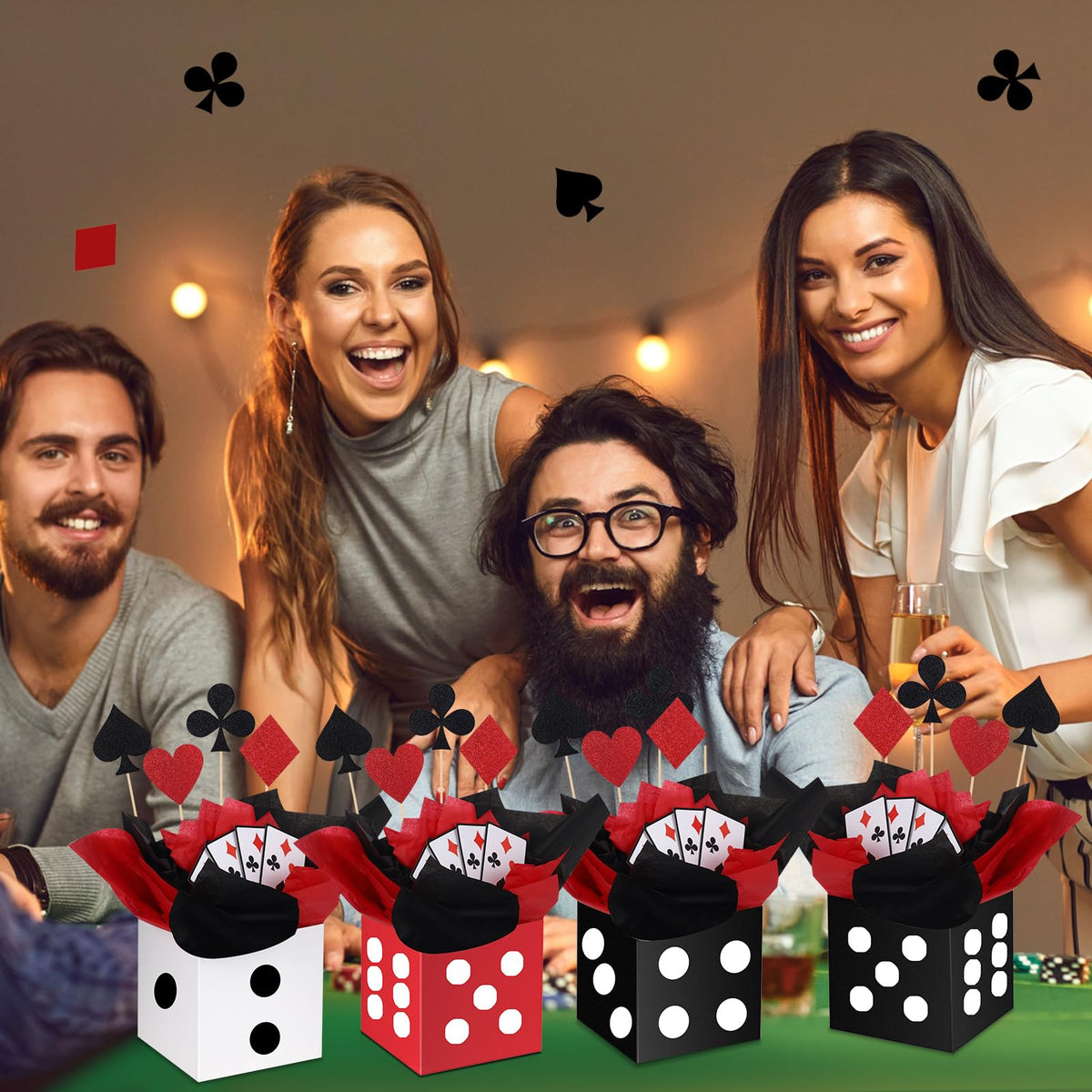 WinnerWhy casino decorations kit for events provides cohesive theme elements