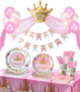 Winoo Design Princess 9-inch plates provide sturdy dining for little guests.