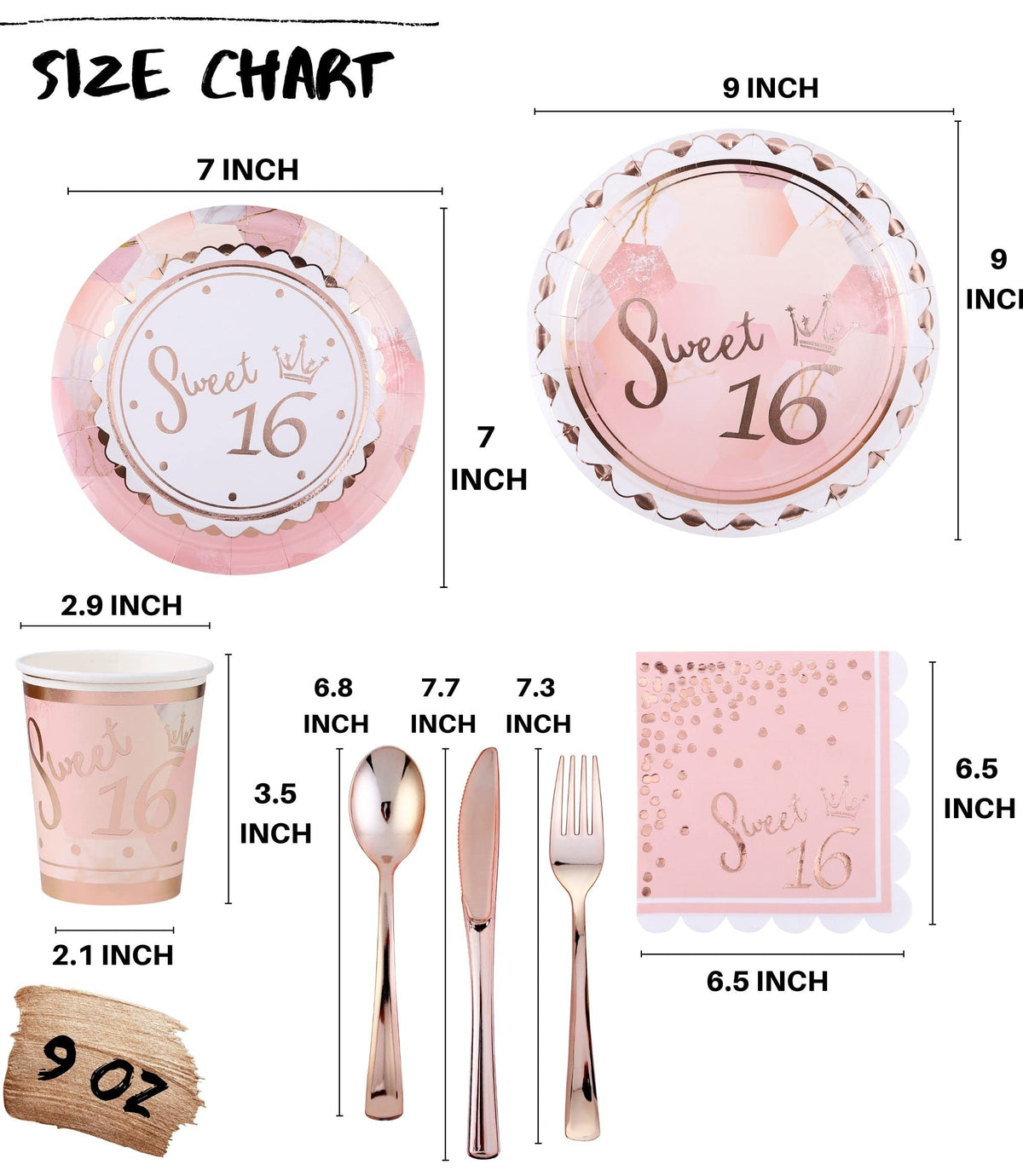 Winoo Design rose gold napkins for a chic celebration texture and durability