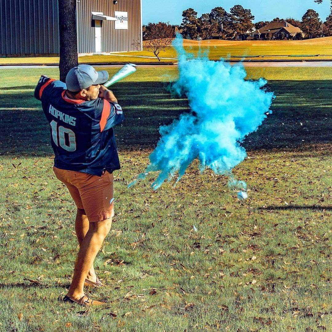 Winsharp powder puff explosion mid-reveal moment