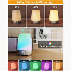 Winshine snooze and nature sounds provide reassuring wake up options for heavy sleepers.