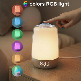 Winshine sunrise simulation alarm guides a natural wake with gradual light.