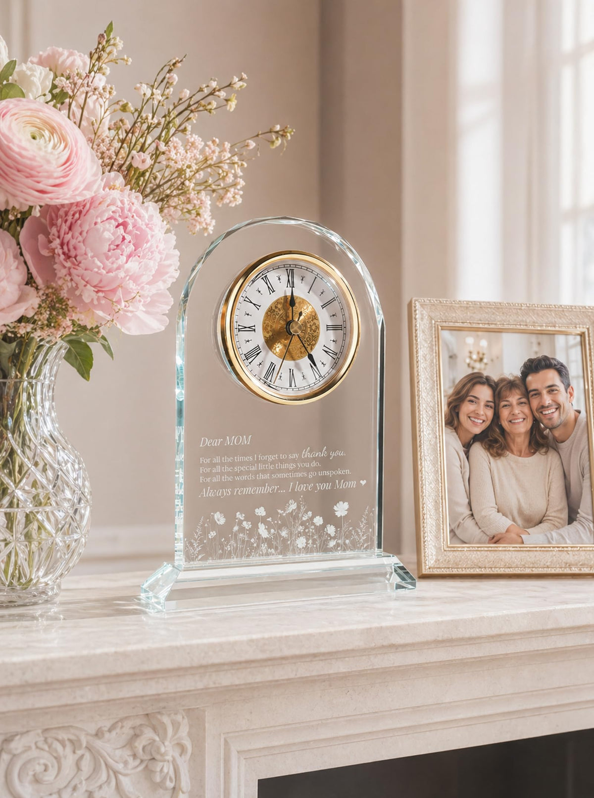 WinTaim clock with weighted base ensures stable display.