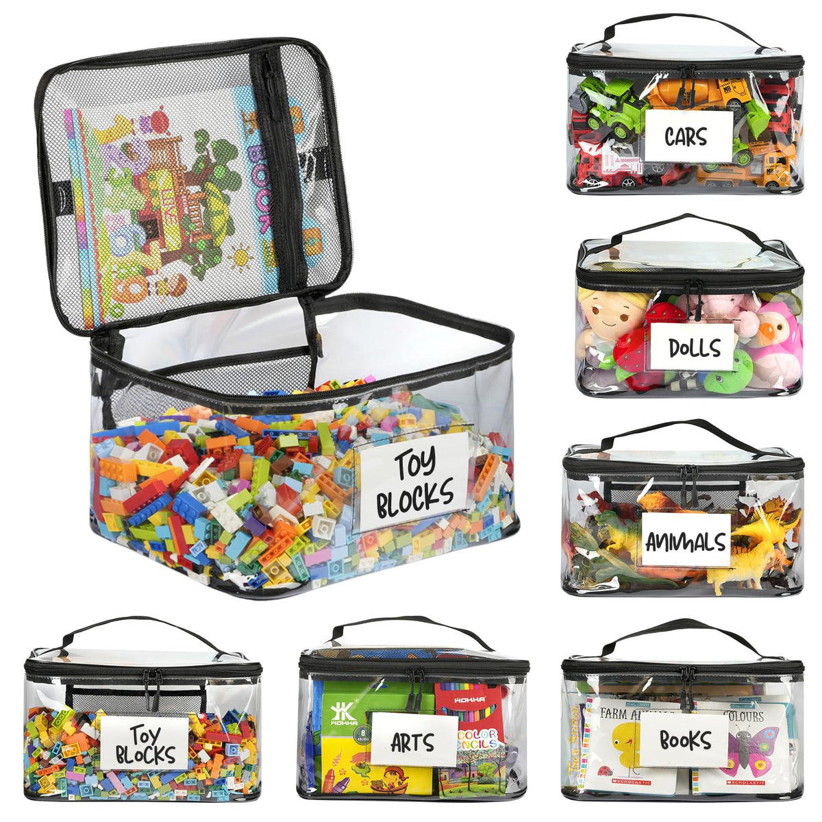 WinzMil zipper closeup showing durable, safe storage for kids' toys.