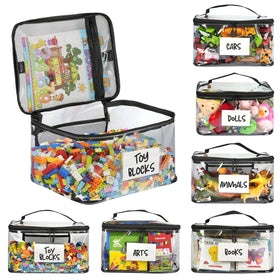 WinzMil zipper closeup showing durable, safe storage for kids' toys.